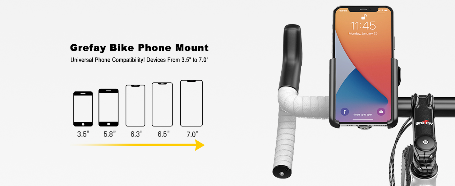 PB05AD Grefay Bike Phone Mount