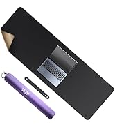 VYAAA Cork &amp; Leather Desk Mat, 59"Ã?19.6" Large Mouse Pad, Desktop Protector for Desk, Multifuncti...