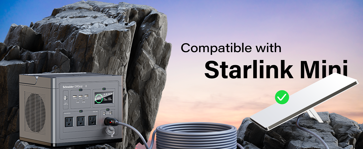 Starlink mini USB to DC Charging Cable