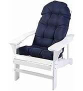 Enipate Weather Resistant Adirondack Chair Cushions High Back Indoor Outdoor Patio Tufted Lounge ...