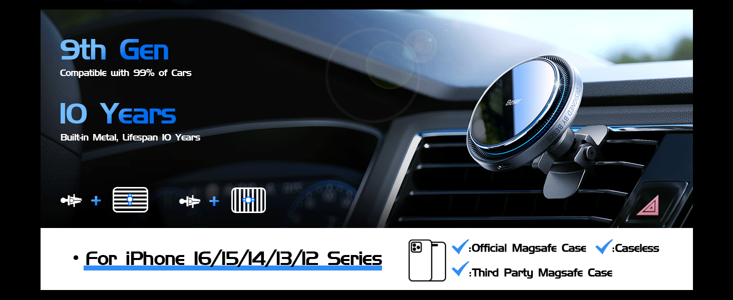 MagSafe Car Mount Charger