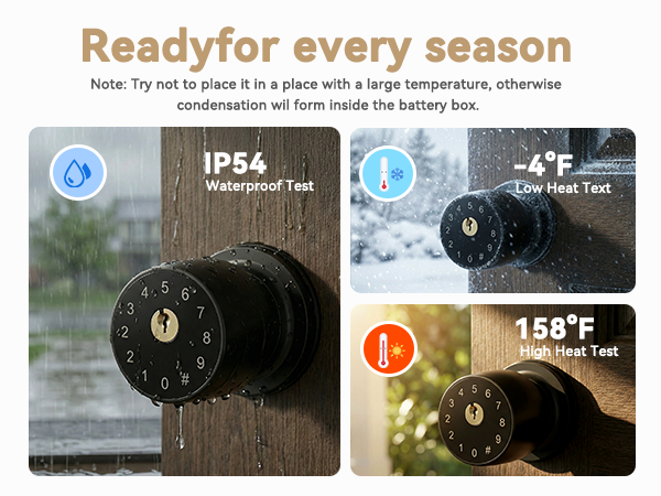 keyless entry door knob