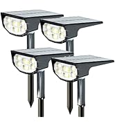 LuViva Solar Spot Lights Outdoor IP68 Waterproof, Ultra-Bright Performance,Simple Modes for Easie...