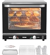 VEVOR Commercial Countertop Oven, 66L 4-Tier Toaster Ovens with Tempered Glass Door, Wire Racks &amp;...