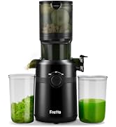 Juicer Machines,Fretta Cold Press Juicer Machines with American-Sourced PCTG Material,Fit Whole F...