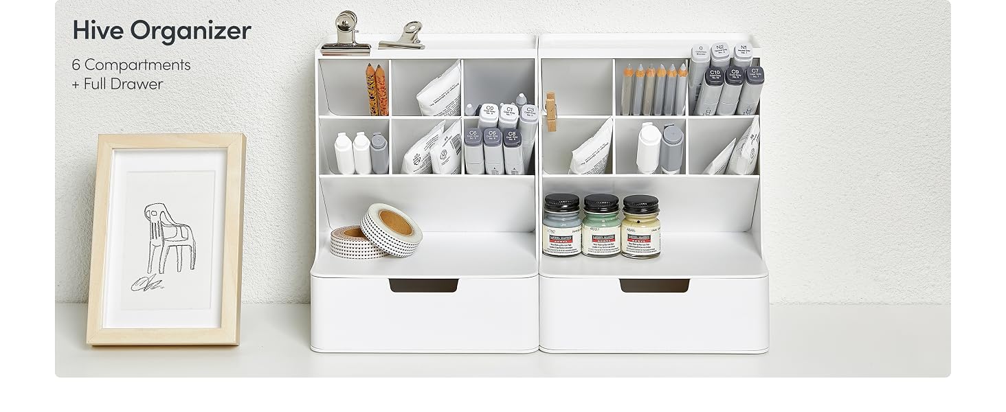 Desk Organizer Storage for Pens Pencils Makeup