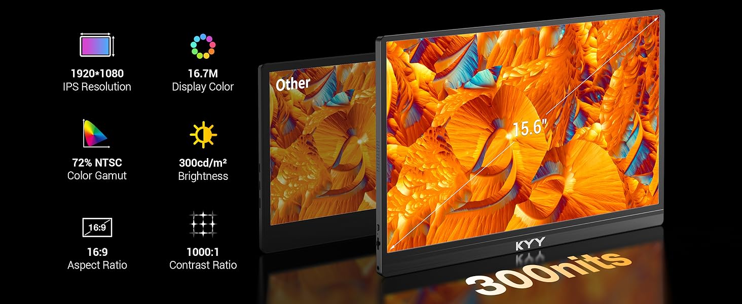 KYY K3 portable computer monitor