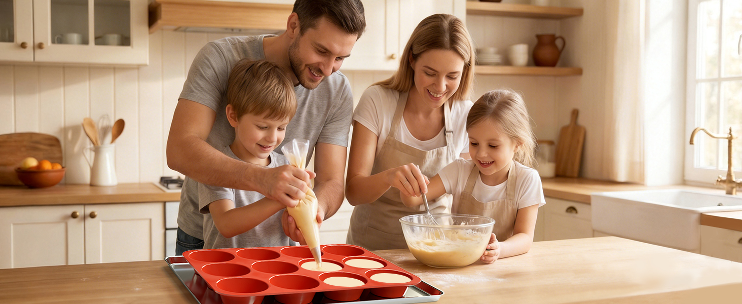 Silicone Muffin Pans for Baking