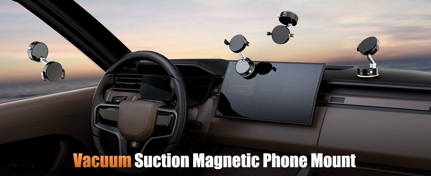 vacuum magnetic phone stand