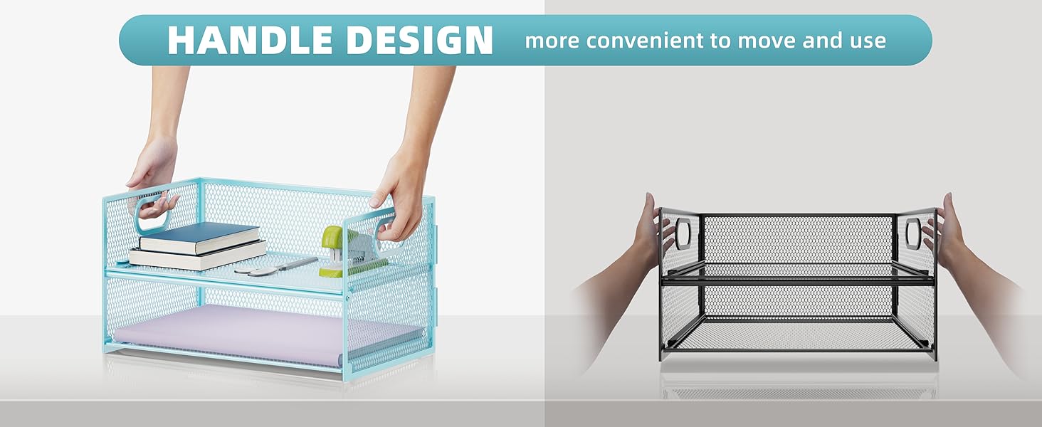 paper organizer with handle