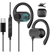 Open Ear USB C Headphones for Samsung S26 Ultra S25 FE S24 S23 A17,Over Ear Buds Type C Earphones...