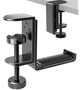 APPHOME Foldable Headphone Stand Hanger Holder, Space-Saving Aluminum Soundbar Stand with Univers...