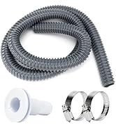Sanuke Bilge Pump Hose Installation Kit, 1-1/8 Inch Dia Bilge Plumbing Kit with 6 FT Premium Qual...