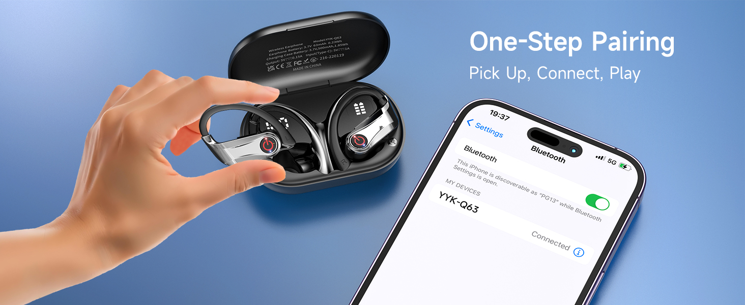 ear buds wireless bluetooth earbuds hooks