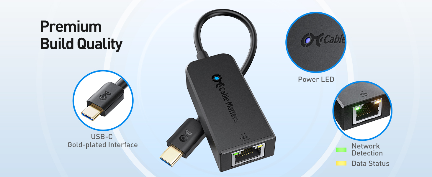 USB C to Ethernet Adapter