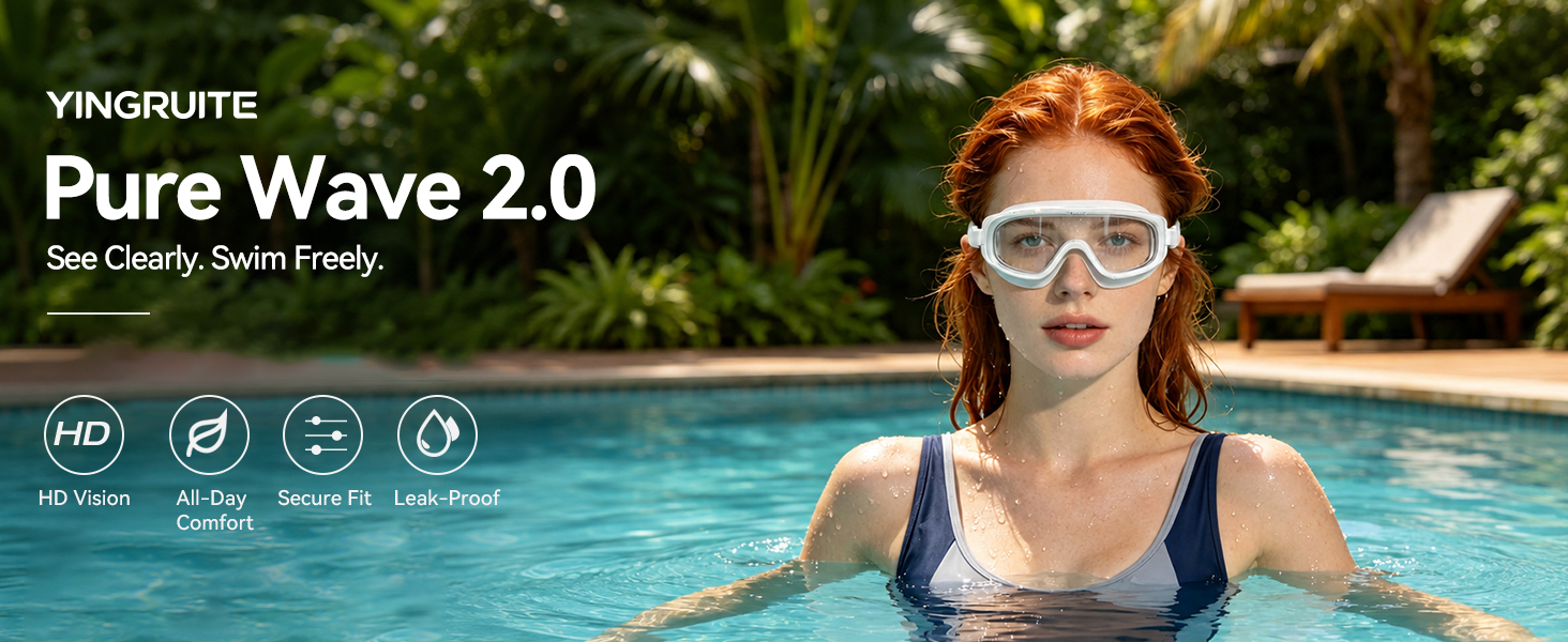 Yingruite Pure Wave 2.0 Swim Googles