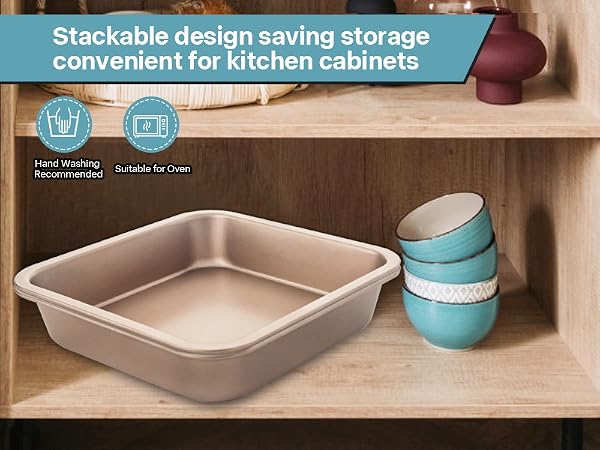 8×8 square cake pan