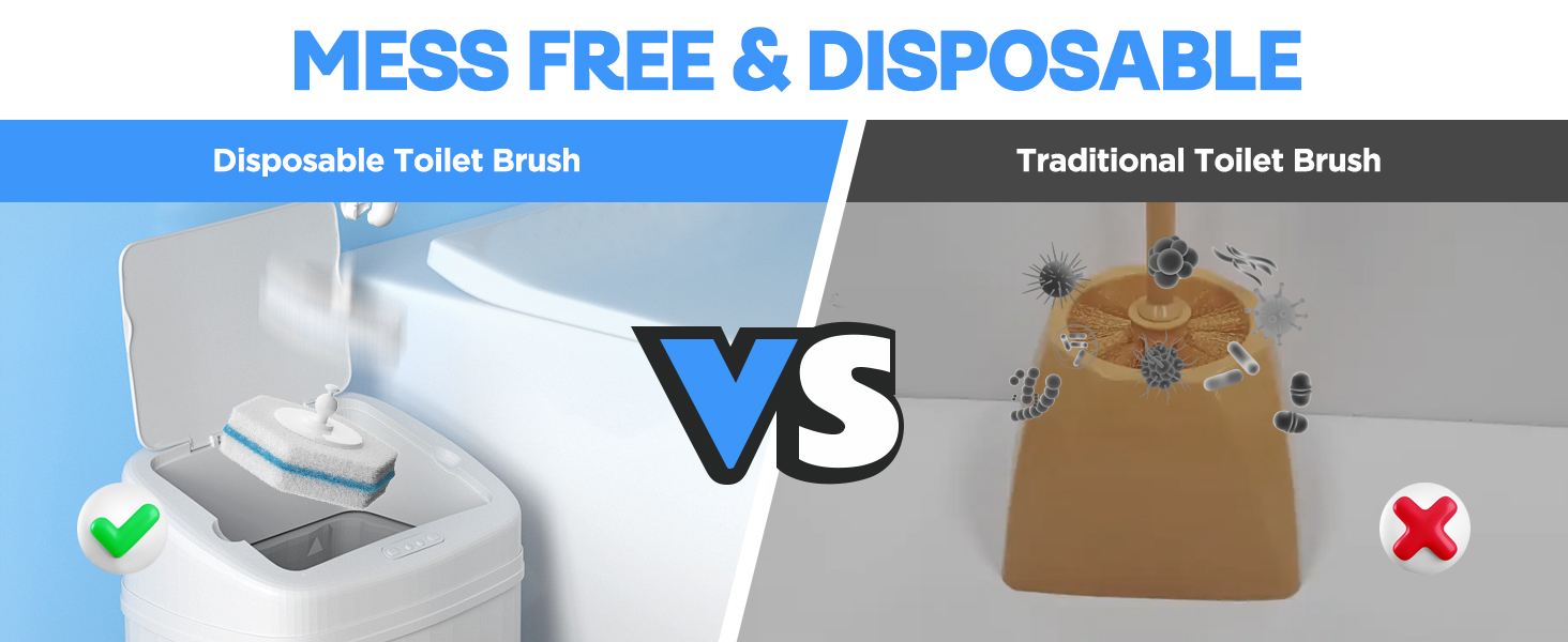 toilet brush disposable
