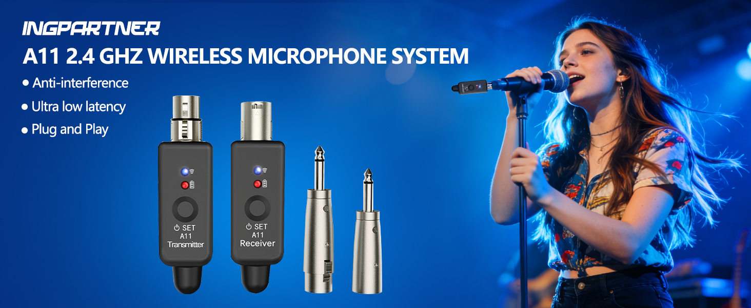 A11 Wireless Microphone System