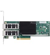 XikeStor 40Gb NIC PCI-E Network Card for Intel XL710-QDA2, Dual SFP+ Ports, 40G PCI Express Ether...