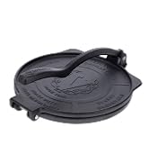 A cast-iron cooking tool.