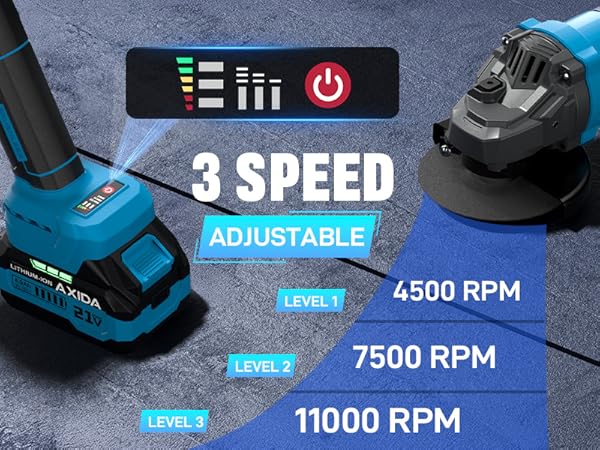 cordless angle grinder