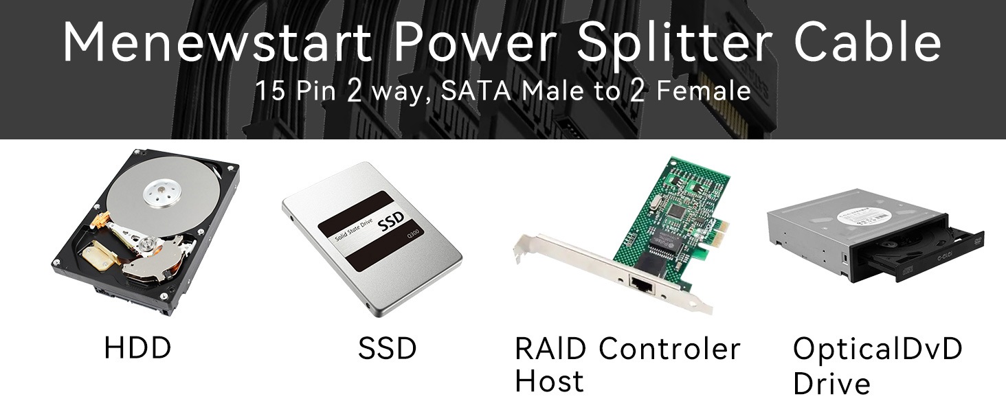 SATA POWER SPLITTER 2 WAY
