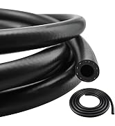 Fuel Line 1/2 Inch ID NBR Fuel Line Hose 8AN Rubber Push on Fuel Hose for Small Engines 10 Feet