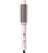 K&amp;K 1 1/2 Inch Red Light Therapy Infrared Bounce Brush, Heated Thermal Round Brush with Negative ...