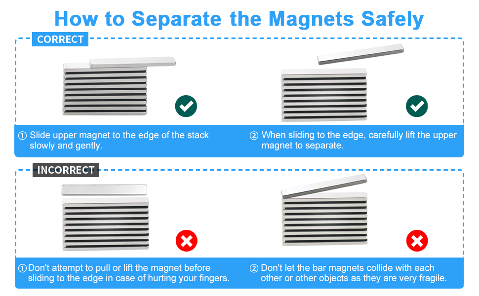 magnets with adhesive stickers