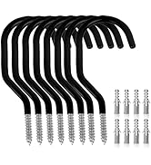 GURADESIGN 8-Pack Heavy Duty Bike Hook, Loading Capacity 100 LBS, 6 inch, Bike Hooks for Garage W...