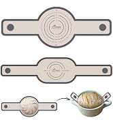 HOTEC 2 Pcs Silicone Bread Sling for Dutch Oven, 0.7MM Thickened Heat Resistant to 500°F Non-Stic...