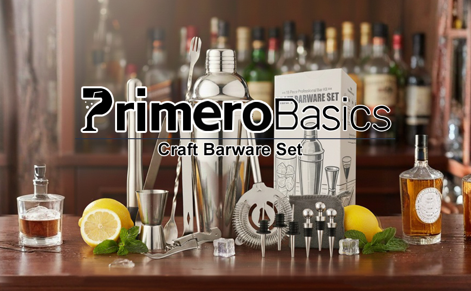Enjoy the art of mixology with this 13-piece bartender kit designed for both cocktail enthusiasts