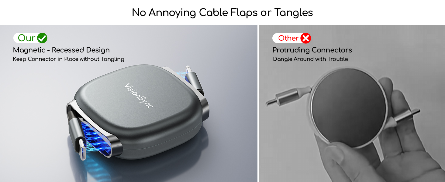 retractable usbc to lightning cable