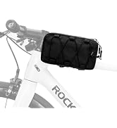 ROCKBROS Bike Handlebar Bag - [1s Release] [2 in 1] 1L Dual-Purpose Top Tube Cycling Bag with Rem...