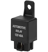 Ferianl 12V 40A Relay, Auto Replacement Parts 4 Pin Relay,Universal Car Vehicle Motor Fuse Motor ...