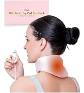 Silk Heated Neck Wrap for Neck Pain - Electric USB Wearable Heating Pad for Neck, Shoulders, Back...