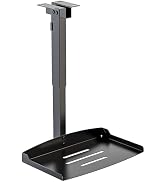 WALI Projector Ceiling Mount Tray,Projector Wall Mount Holds up to 22lbs, Height Adjustable Unive...