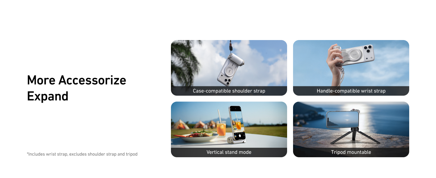 magnetic phone camera grip