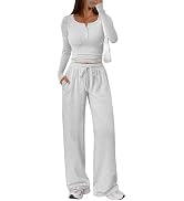 Trendy Queen Womens 2 Piece Matching Lounge Sets 2026 Fall Fashion Outfits | Airport Clothes, Ath...