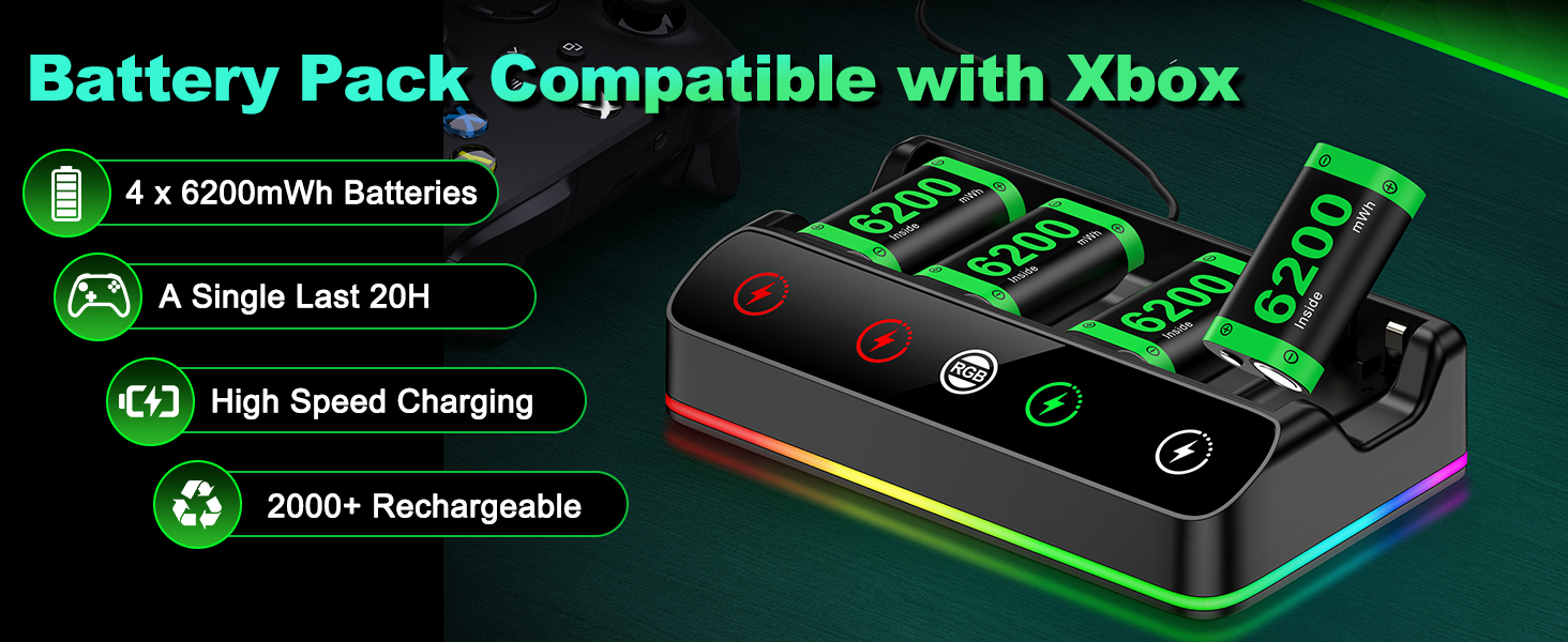 X400 Xbox Controller Battery Pack