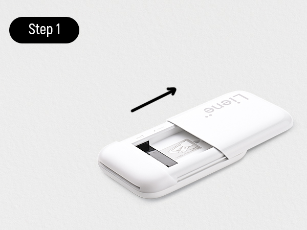White rectangular device with sliding mechanism showing numbered display inside, appears to be a digital counter or measurement tool.