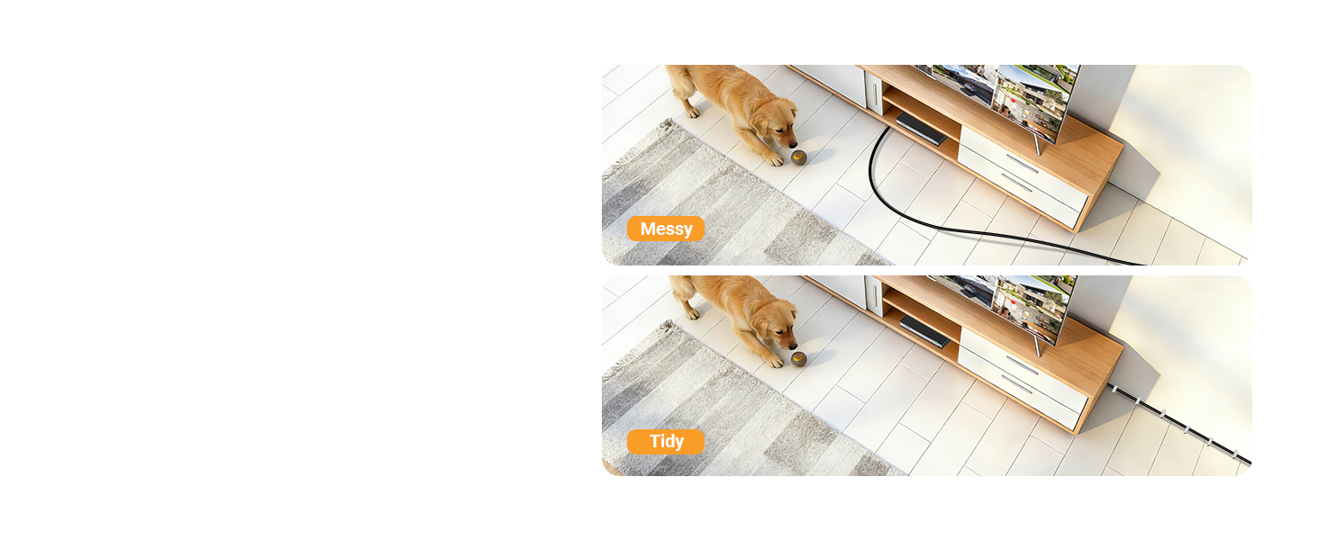 Neat Installation, No Mess