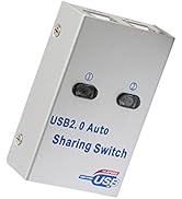 SinLoon USB Sharing Switch,3 in 1 (1) 2 Ports Auto Printer Sharing Switch Hub Box,High Speed Shar...