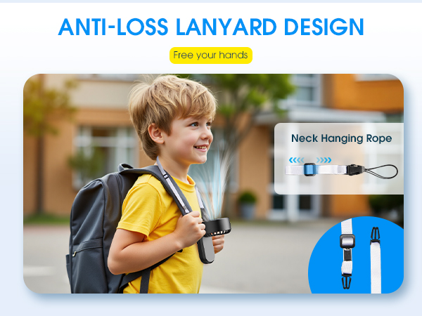 handheld portable fan