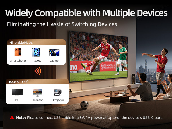 T1 Wireless HDMI Transmitter Adapter