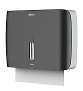 PLUSSEN Paper Towel Dispenser with Key Lock Compact Multifold Paper Towels Dispenser Wall Mount F...