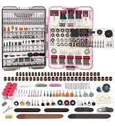 EZUVITA 618PCS Rotary Tool Accessory Kit, Fits Dremel Rotary Tools, Universal Fitment for Polishi...