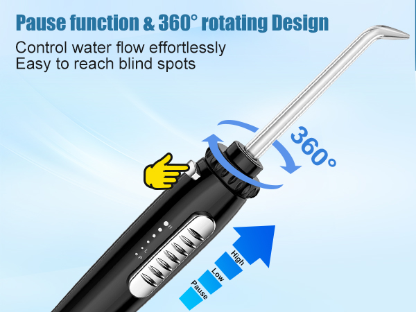 handle design of waterflosser