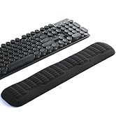 UnivoColors Memory Foam Keyboard Wrist Rest,Latest 3.0 Wave Curve Design,High-Resilience Memory F...